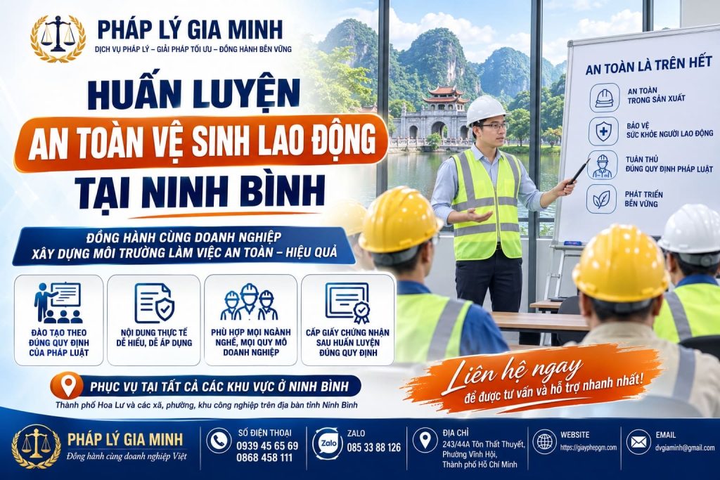 Huấn luyện an toàn vệ sinh lao động tại Ninh Bình