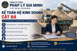 Kế toán hộ kinh doanh cát đá