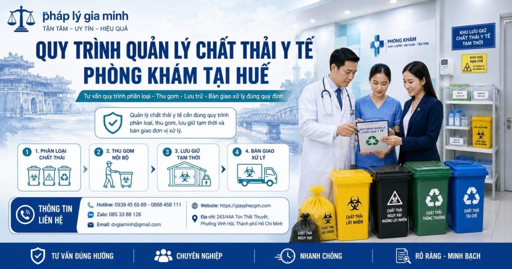 Quy trình quản lý chất thải y tế phòng khám tại Huế theo từng bước rõ ràng 1 Quy trình quản lý chất thải y tế phòng khám tại Huế