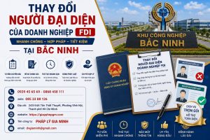 Thay đổi người đại diện của doanh nghiệp FDI