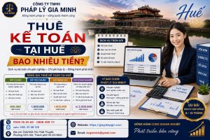 Thuê kế toán tại Huế bao nhiêu tiền