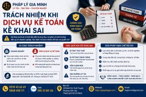 Trách nhiệm khi dịch vụ kế toán kê khai sai