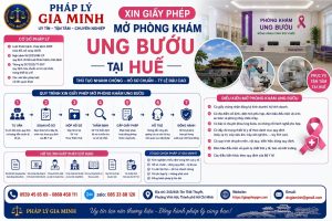 Xin giấy phép mở phòng khám ung bướu tại Huế