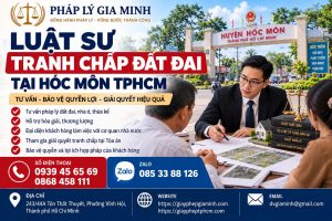 Luật sư tranh chấp đất đai tại Hóc Môn TPHCM