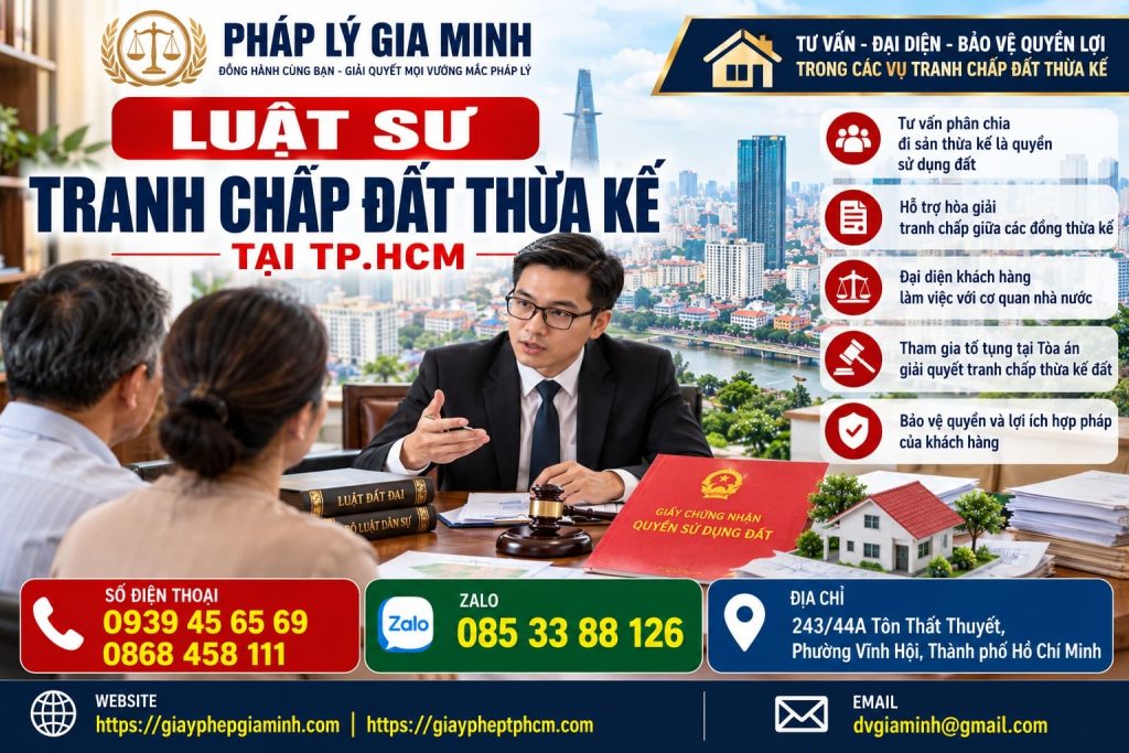 Luật sư tranh chấp đất thừa kế tại TPHCM 1 Luật sư tranh chấp đất thừa kế tại TPHCM