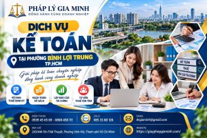 Dịch vụ kế toán tại phường Bình Lợi Trung TP.HCM