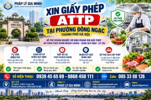 Xin giấy phép ATTP tại phường Đông Ngạc Hà Nội